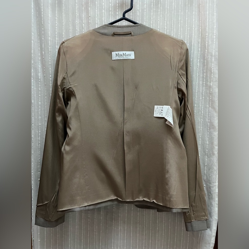 Max Mara Vergine Wool & Silk blend Blazer size 8 - Picture 4 of 8
